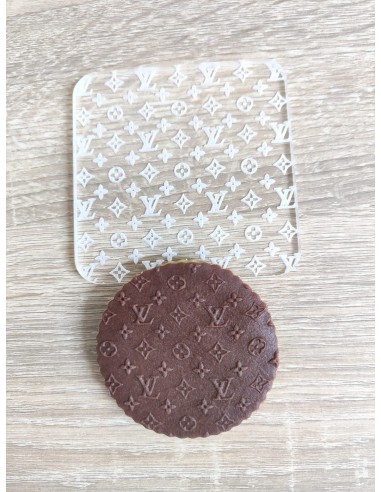 Sello Textura Louis Vuitton para fondant