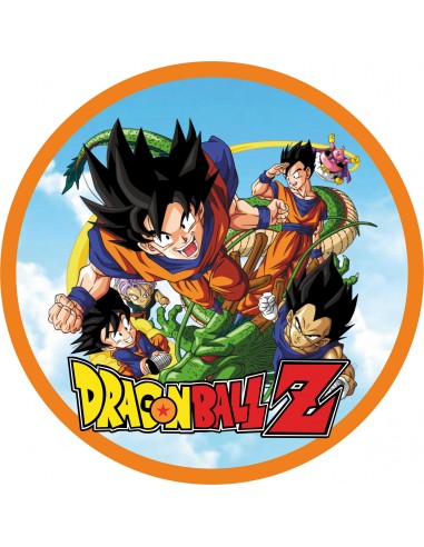 Papel de azúcar tarta Bola de Dragón