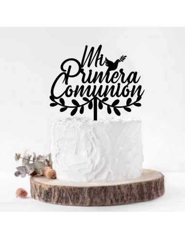 Topper para tarta Mi Primera Comunión