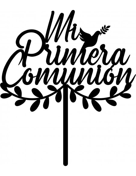 Topper para tarta Mi Primera Comunión