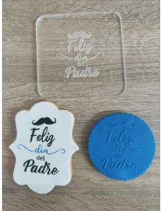 Sello para galletas "Feliz día del padre"