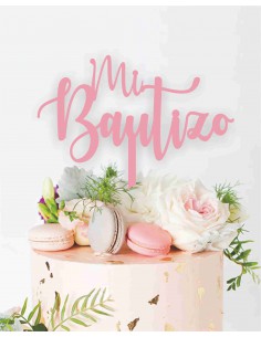 Topper tarta Mi Bautizo