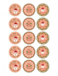 Papel de azúcar navideño para galletas