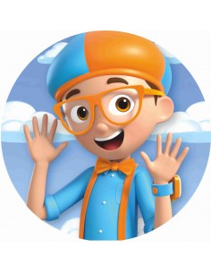 Papel de azúcar tarta Blippi