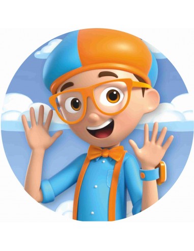 Papel de azúcar tarta Blippi