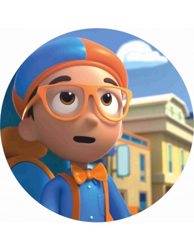 Papel de azúcar tarta Blippi 20 cm