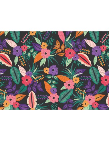 Papel de azúcar Flores tropicales