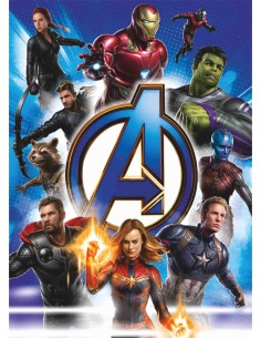 Papel de azúcar Avengers vertical