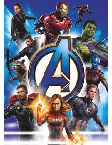 Papel de azúcar Avengers vertical