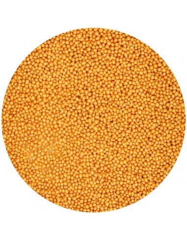 Mini Perlas de azúcar doradas