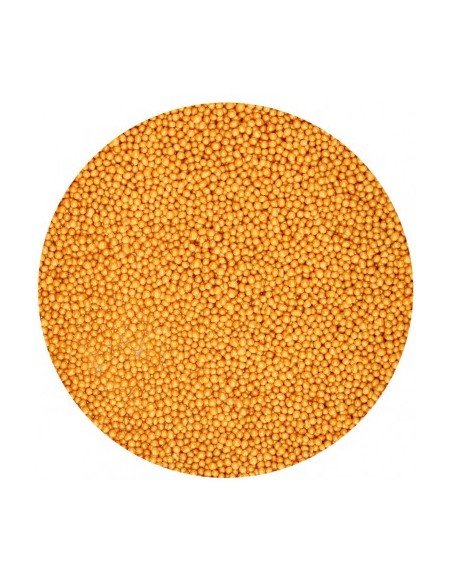 Mini Perlas de azúcar doradas