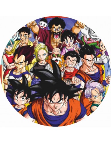 Papel de azúcar Bola de Dragón tarta 20 cm