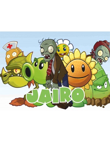 Papel de azúcar Plantas VS Zombies...