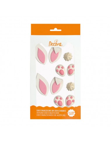 Figuras de azúcar conejos de Pascua