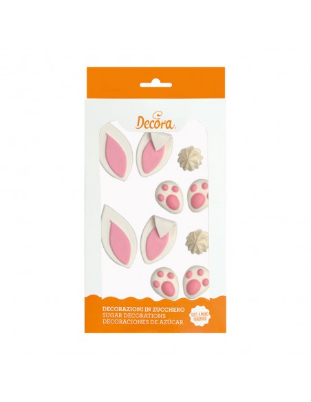 Figuras de azúcar conejos de Pascua