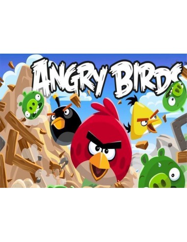 Papel de azúcar angry birds