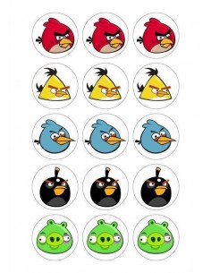 Papel de azúcar angry birds