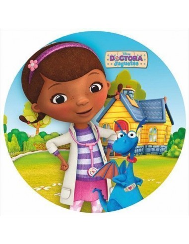 Papel de azúcar doctora juguetes