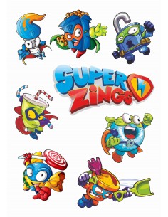 Papel de azúcar figuras Superzings