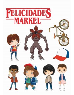 Papel de azúcar figuras Stranger Things