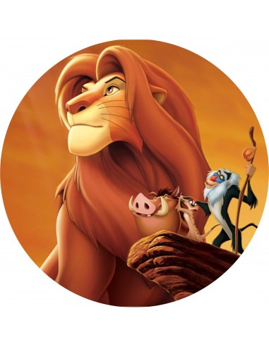 Papel de azúcar El Rey León para tarta