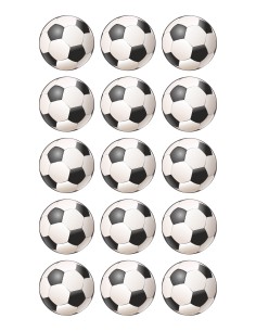 Papel de azúcar balones futbol