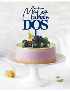 Topper tarta Nombre cumple Edad
