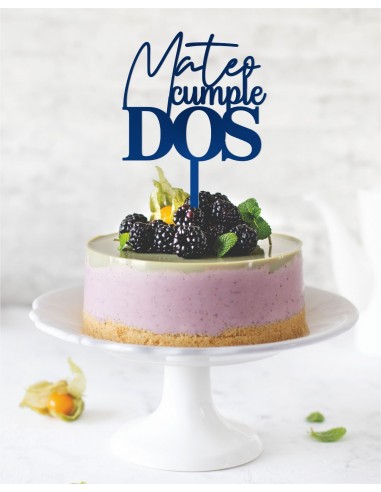 Topper tarta Nombre cumple Edad