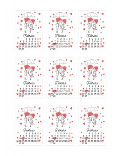 Papel de azúcar galletas de San Valentín