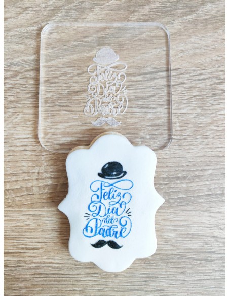 Sello "Feliz día del padre"