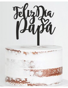 Topper tarta Feliz Día Papá