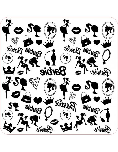 Sello para galletas dibujos Barbie