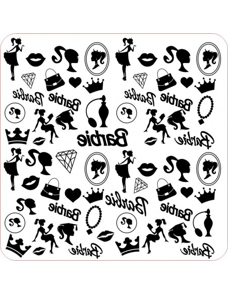 Sello para galletas dibujos Barbie