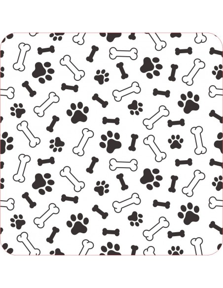 Sello para galletas textura Huesos y Huellas