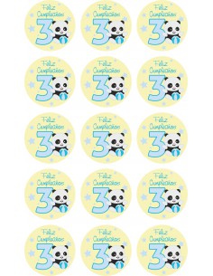 Papel de azúcar cumpleaños