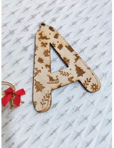 Adorno árbol Navidad Letra