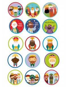 Papel de azúcar Reyes Magos