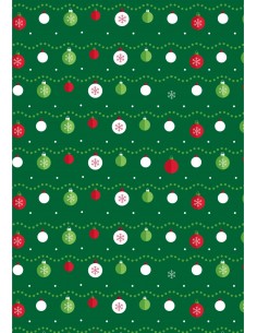 Chocotransfer verde Bolas Navideñas