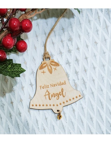 Adorno para el árbol Campana personalizada