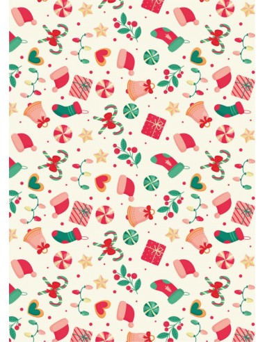Papel comestible diseño Navideño