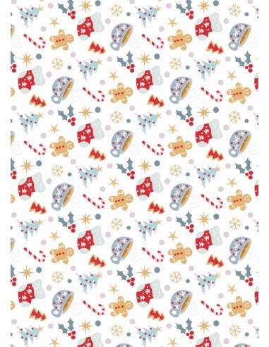 Papel comestible diseño Dulce Navidad