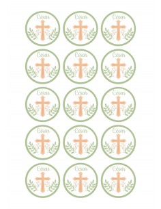 Papel comestible Cruz personalizado