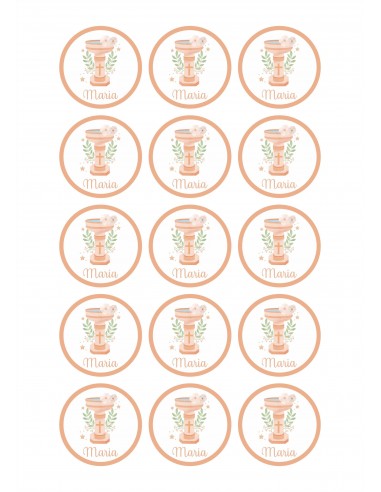 Papel comestible Cáliz personalizado