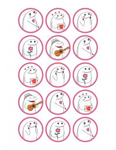 Papel de azúcar Deformitos Amor