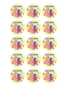 Papel de azúcar cumpleaños