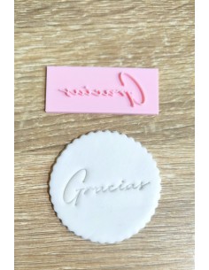 Marcador Gracias para fondant