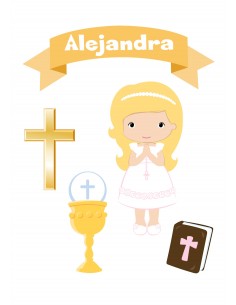 Papel de azúcar figuras Comunión