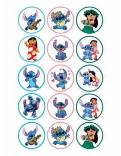Papel comestible Stitch para galletas