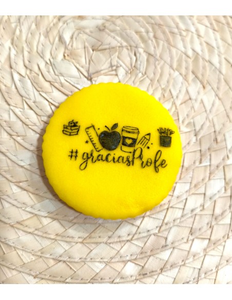 Sello GraciasProfe para fondant