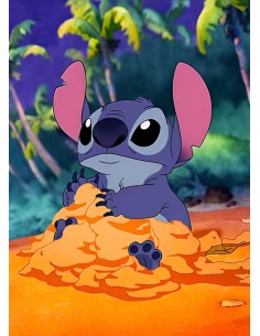 Papel de azúcar Stitch
